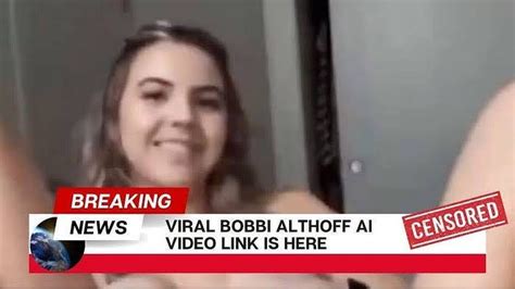 bobbi althoff leaked video pornhub|Bobbi Altoff Porn Videos 